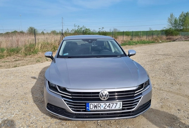 Volkswagen Arteon cena 105000 przebieg: 141000, rok produkcji 2018 z Siechnice małe 254
